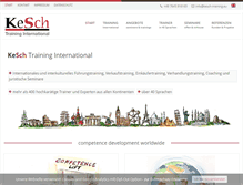 Tablet Screenshot of kesch-training.eu